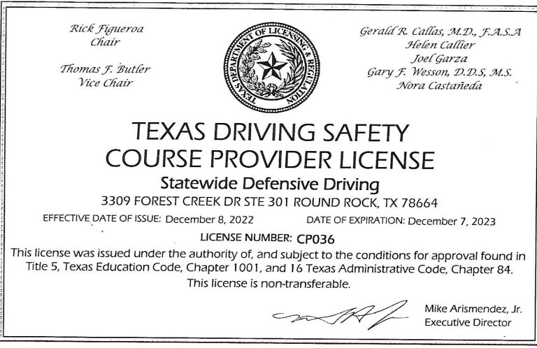 Funny Bone Defensive Driving Austin Fast Defensive Driving Course | Funny Bone Defensive Driving School